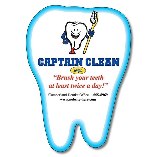 Magnet - 2.5x3.5 Tooth Shape - 20 mil.... from ASI 91760 Tradenet Publishing / TradeNet Line