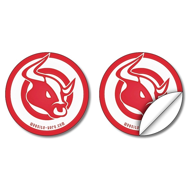 Sticker / Decal - UV-Coated Vinyl - 2 Inch Circle Shape... from ASI 91760 Tradenet Publishing / TradeNet Line