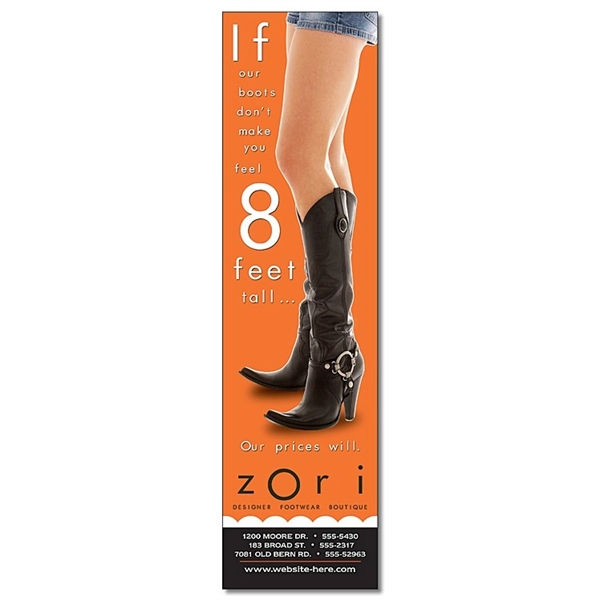 Magnet - 1.75x6.5 Square Corners - 25 mil.... from ASI 91760 Tradenet Publishing / TradeNet Line