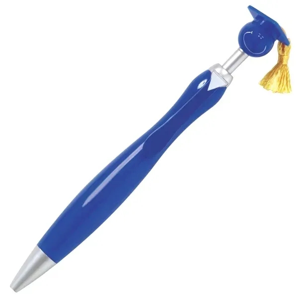 Plunger action pen with black ink and mortarboard/tassel and matching tie... from ASI 34063 alphabroder