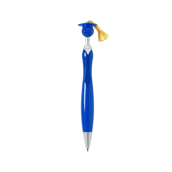Plunger action pen with black ink and mortarboard/tassel and matching tie... from ASI 34063 alphabroder