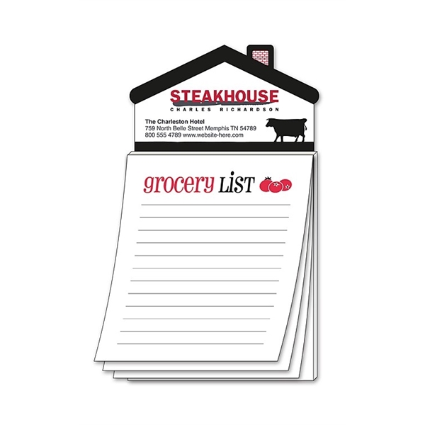 Magna-Pad House Shape Magnet - Stock Grocery List (50 Sheet)... from ASI 91760 Tradenet Publishing / TradeNet Line