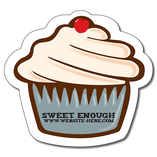 Magnet - Cupcake Shape (Approx. 4.0625x3.75) - 20 Mil.... from ASI 91760 Tradenet Publishing / TradeNet Line