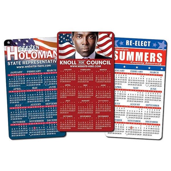 Political Calendar Magnet - 4x7 Round Corners - 20 mil.... from ASI 91760 Tradenet Publishing / TradeNet Line