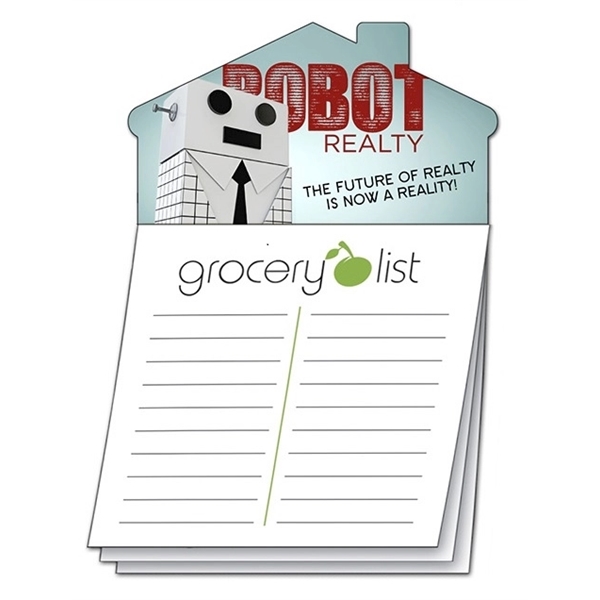 Magna-Note House Magnet - Stock Grocery List Stik-ON... from ASI 91760 Tradenet Publishing / TradeNet Line