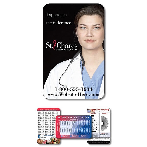 Health Laminated Wallet Card - 3.5x2.25 (2-Sided) - 14 pt.... from ASI 91760 Tradenet Publishing / TradeNet Line