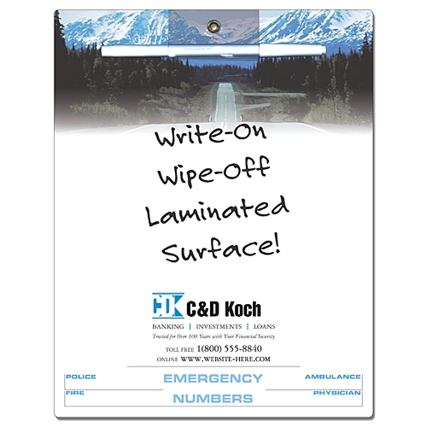 Financial Services Memo Board - 8.5x11 Laminated - 14 pt.... from ASI 91760 Tradenet Publishing / TradeNet Line