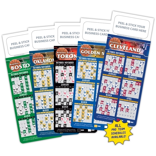 M.B.C. Sport Schedules - Pro Basketball (3.5x9)... from ASI 91760 Tradenet Publishing / TradeNet Line