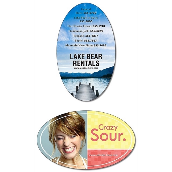 Magnet - Oval Shape (3x5) - 20 mil.... from ASI 91760 Tradenet Publishing / TradeNet Line