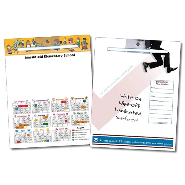 School Memo Board - 8.5x11 Laminated - 14 pt.... from ASI 91760 Tradenet Publishing / TradeNet Line