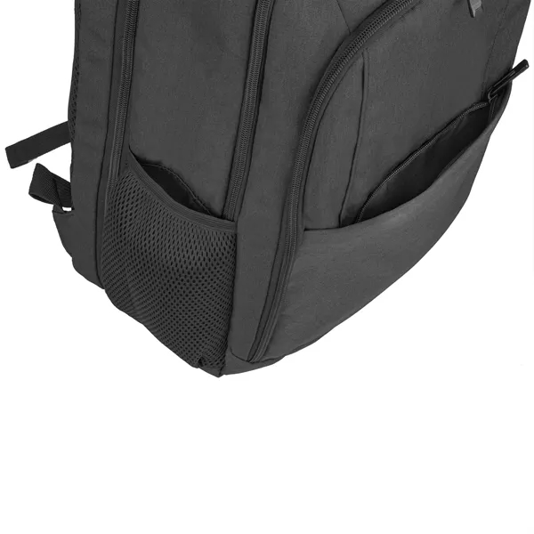 Sandhill Travel Backpack. Fits laptops up to 16''. TSA-friendly lay flat... from ASI 46755 Cosmo Promos