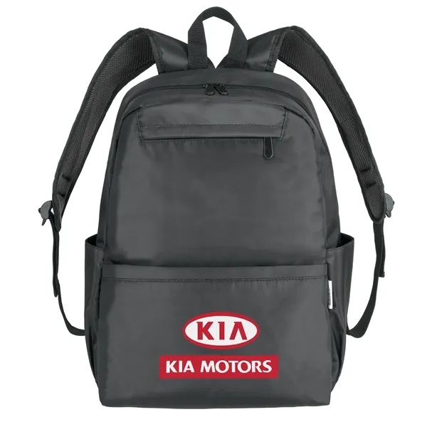 Pulse RPET Backpack. Padded internal pocket fits laptops up to 14''.... from ASI 46755 Cosmo Promos