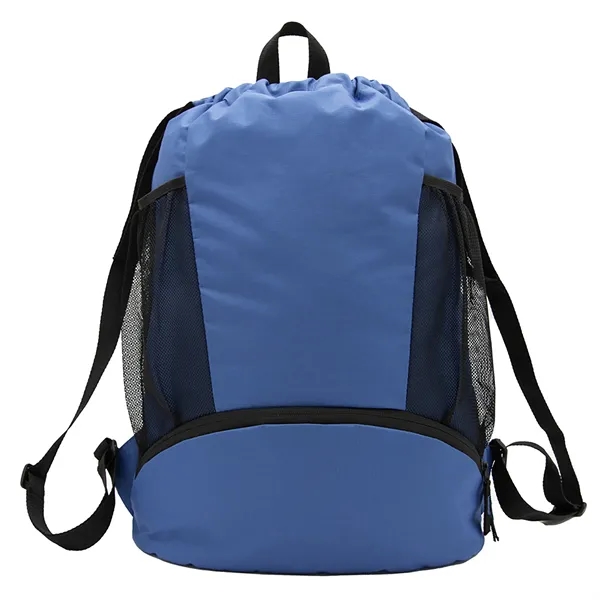 Sports Drawstring Backpack with Shoe Pocket... from ASI 46420 Continental Mkting Svc Inc