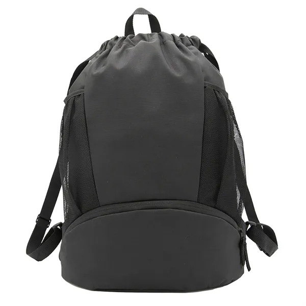 Sports Drawstring Backpack with Shoe Pocket... from ASI 46420 Continental Mkting Svc Inc