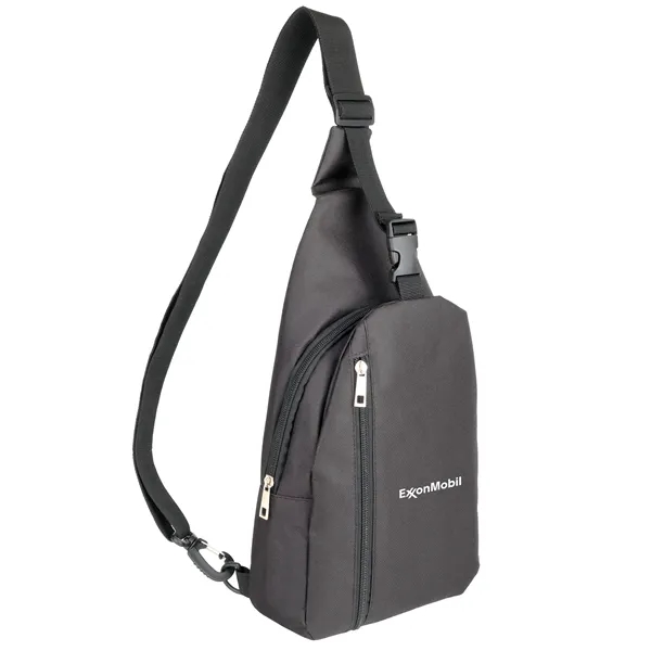 Nautilus RPET Crossbody Sling. Internal pocket fits tablets up to 10''.... from ASI 46755 Cosmo Promos