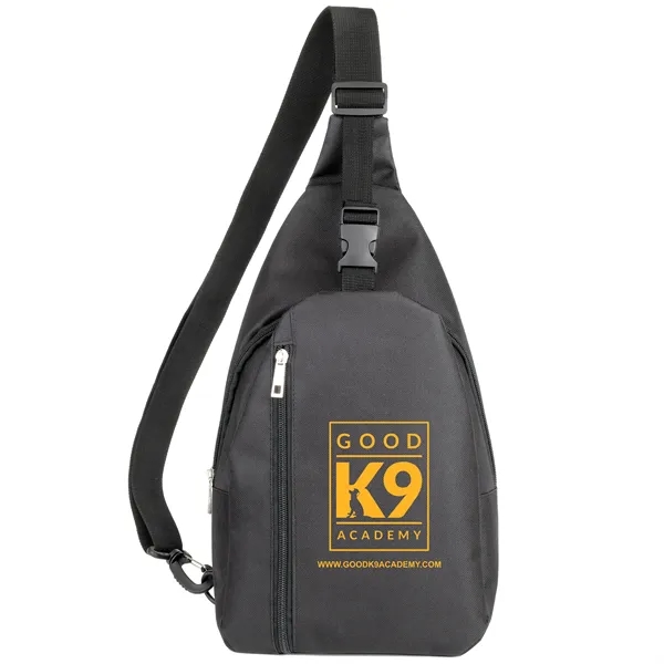 Nautilus RPET Crossbody Sling. Internal pocket fits tablets up to 10''.... from ASI 46755 Cosmo Promos