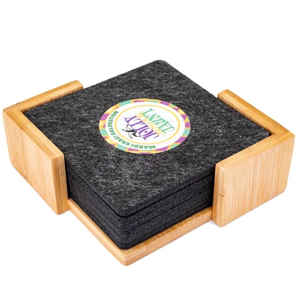 RPET Coaster Set... from ASI 46755 Cosmo Promos