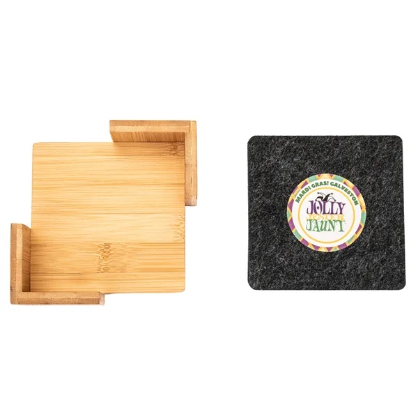 RPET Coaster Set... from ASI 46755 Cosmo Promos