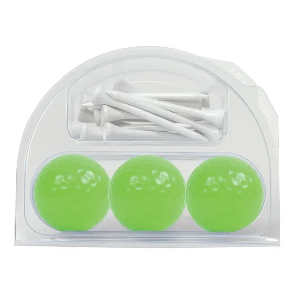 Includes, three golf balls, approximately twelve white 2-3/4" wood tees packaged... from ASI 38120 Ball Pro / Diversified Quality Kitchenware