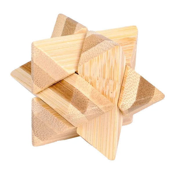 Bamboo Brainteaser Puzzle Set.... from ASI 46755 Cosmo Promos