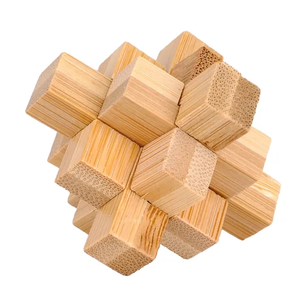 Bamboo Brainteaser Puzzle Set.... from ASI 46755 Cosmo Promos