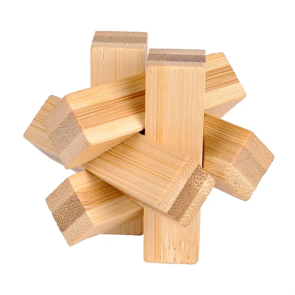 Bamboo Brainteaser Puzzle Set.... from ASI 46755 Cosmo Promos