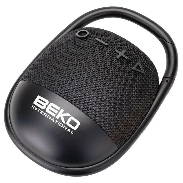 Waterproof Bluetooth Speaker w/ Carabiner Clip.... from ASI 46755 Cosmo Promos