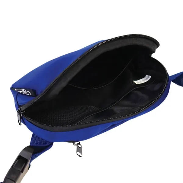 Crossbody sling pack made of recycled PET with an adjustable waist... from ASI 57655 STOPNGO Line