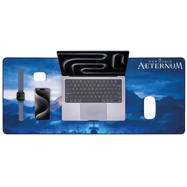 36" x 15" x 1/8" mouse pad/desk mat made with rubber... from ASI 57655 STOPNGO Line