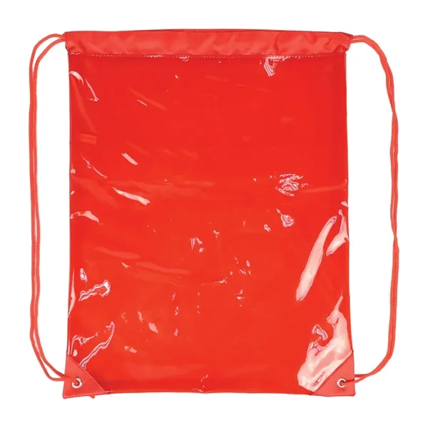 Clear TPU Festival Concert drawstring bag with straps... from ASI 57655 STOPNGO Line