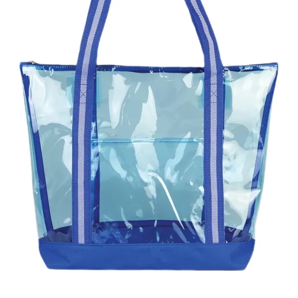 Clear Jumbo TPU Tote Bag For Picnic and Outdoor Events... from ASI 57655 STOPNGO Line