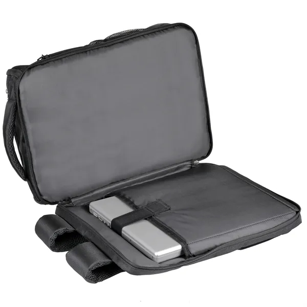 Peregrine Travel Backpack. Heavy duty 1680D Polyester w/ fabric lining. Fits... from ASI 46755 Cosmo Promos