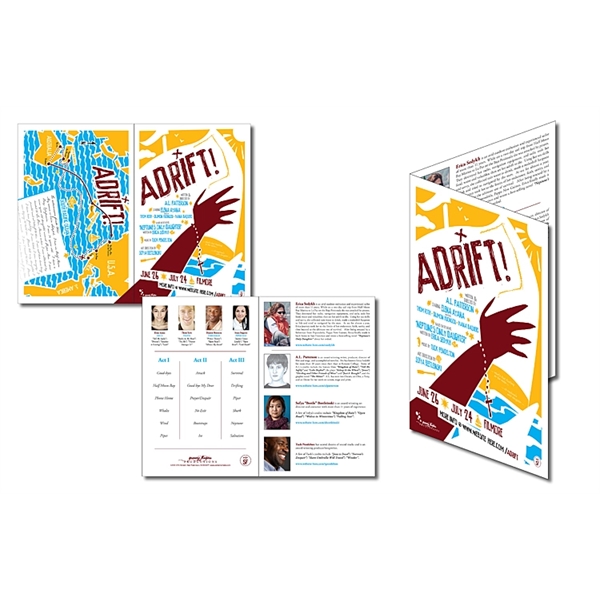 Bi-Fold Flyer Brochure - 8.5x11 - 4 pt. Gloss Text... from ASI 91760 Tradenet Publishing / TradeNet Line