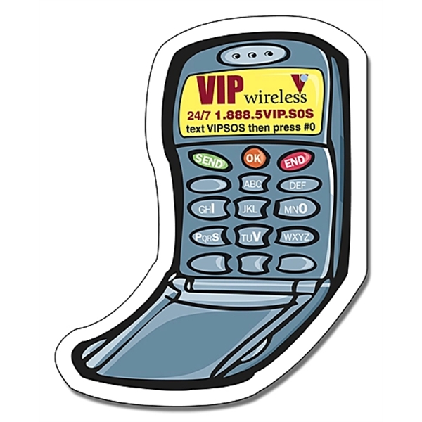 Magnet - Cell Phone Shape (2.5x3.125) - 20 Mil.... from ASI 91760 Tradenet Publishing / TradeNet Line