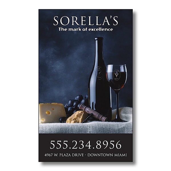 Magnet - 2x3.25 Square Corners - 25 mil.... from ASI 91760 Tradenet Publishing / TradeNet Line