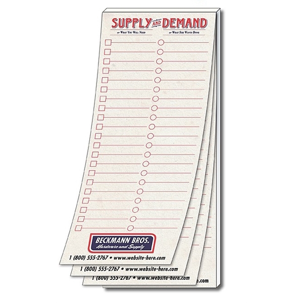 Sticky Notes 3.5 x 8.5 Adhesive Note Pad (100 Sheets)... from ASI 91760 Tradenet Publishing / TradeNet Line