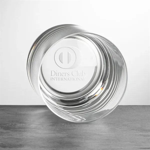 Traditional On-the-rocks glass in Lead-Free Crystalline features a thick sham base,... from ASI 84592 St Regis Group