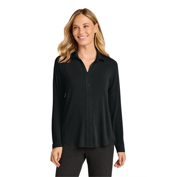 Port Authority Women's Luxe Knit Button Tunic... from ASI 84863 SanMar
