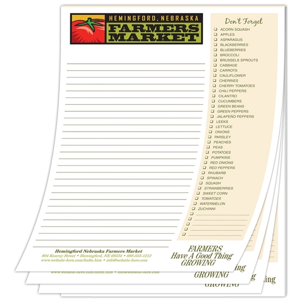 Scratch Pad / Notepad - 25 Sheets - 8.5x11... from ASI 91760 Tradenet Publishing / TradeNet Line