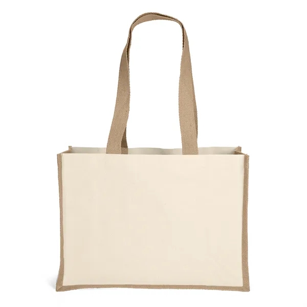 Cotton/Jute Tote. Handle measures 1 1/4"W x 28" long.... from ASI 37940 Bag Makers Inc
