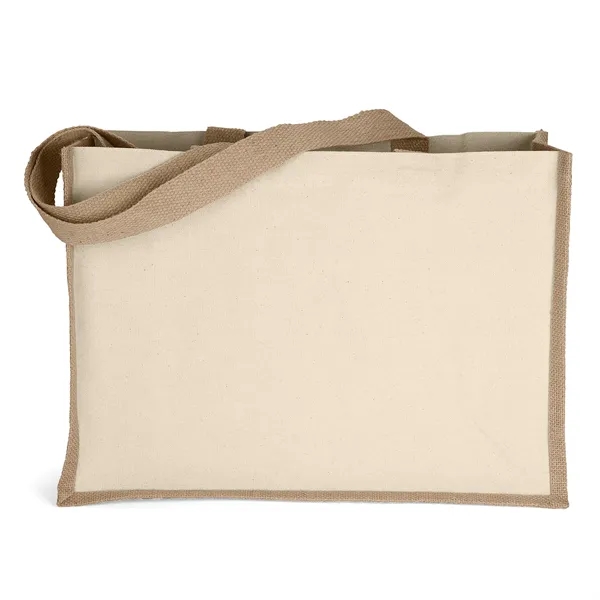 Cotton/Jute Tote. Handle measures 1 1/4"W x 28" long.... from ASI 37940 Bag Makers Inc