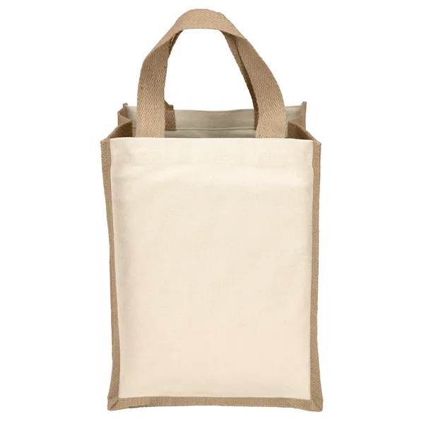 Cotton/jute natural tote. Handle measures 1 1/4"W x 15" long.... from ASI 37940 Bag Makers Inc