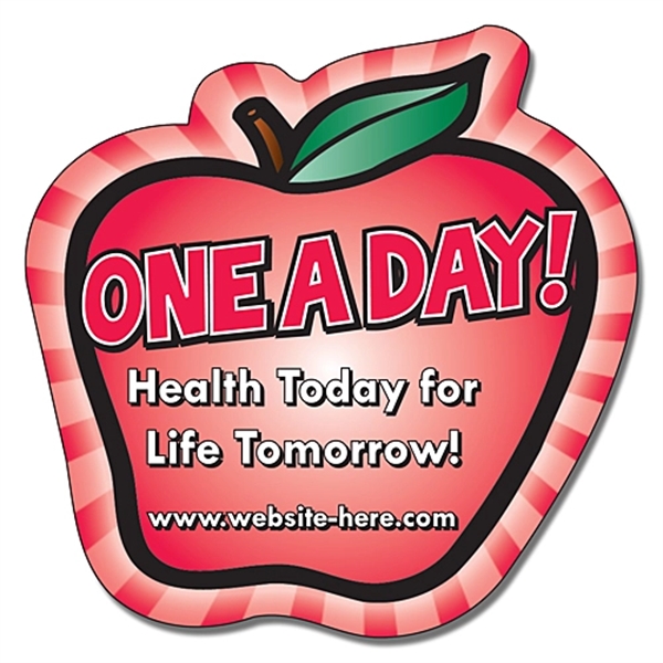 Magnet - Apple Shape (3x3) - 20 Mil.... from ASI 91760 Tradenet Publishing / TradeNet Line