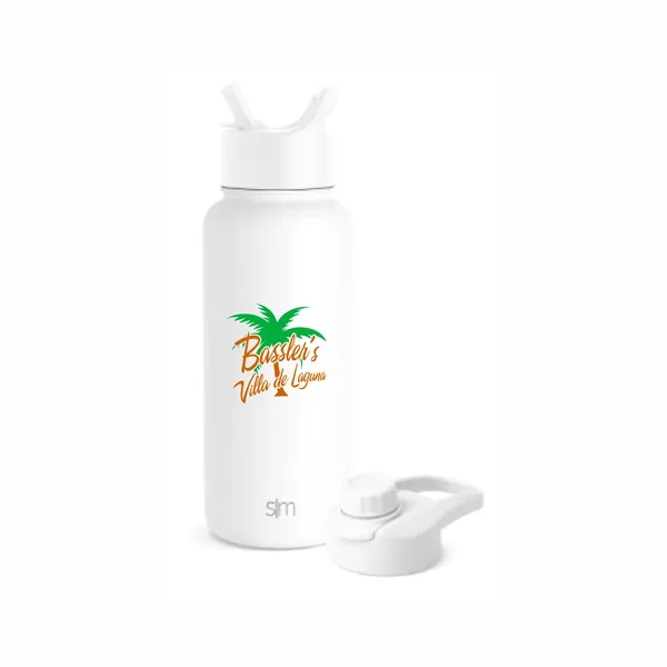 Simply Modern Summit Water Bottle with Straw Lid - 32oz, vacuum... from ASI 72657 Active Life Promo / Apres Ski Active Life