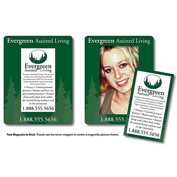 Magnet - Picture Frame Rectangle Punch (3.5x4.5) - 20 Mil.... from ASI 91760 Tradenet Publishing / TradeNet Line