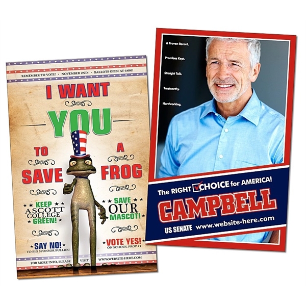 Political Poster - 11x17 - 10 pt. Matte Cover... from ASI 91760 Tradenet Publishing / TradeNet Line