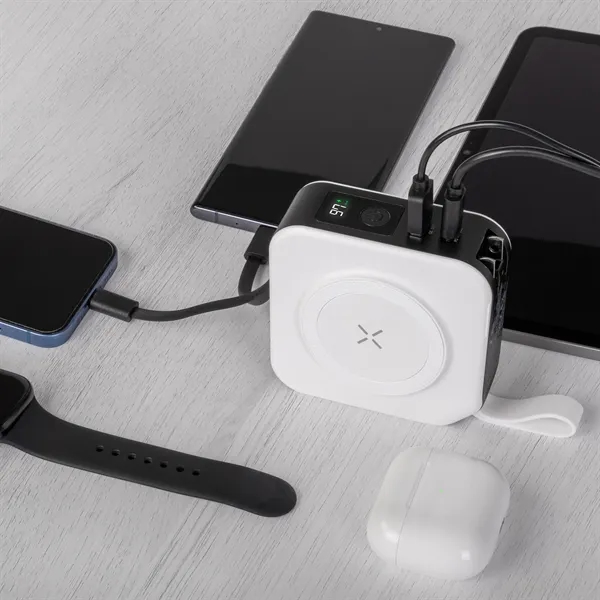 5-in-1 Wireless Power Bank Wall Charger.... from ASI 46755 Cosmo Promos