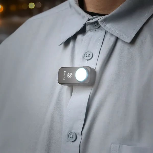 Lumaray is a compact, rechargeable clip-on flashlight with a bright beam,... from ASI 61966 HPG / OrigAudio