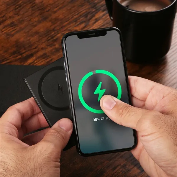 The Slim Wireless Power Bank offers 15W magnetic wireless charging with... from ASI 61966 HPG / OrigAudio