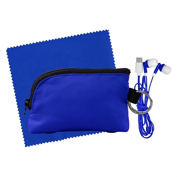 Zip Around Cloth & Ear Bud Kit... from ASI 30208 A P Specialties / AP Specialties